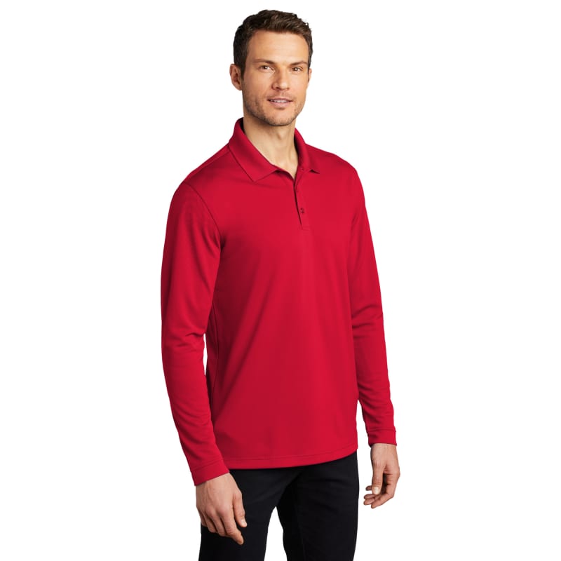 Port Authority Dry Zone UV Micro-Mesh Long Sleeve Polo 6