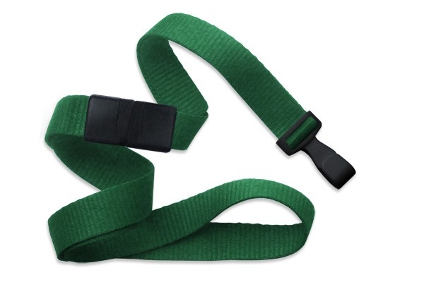 5/8" Flat Blank Lanyard with Breakaway (Split Ring) 18