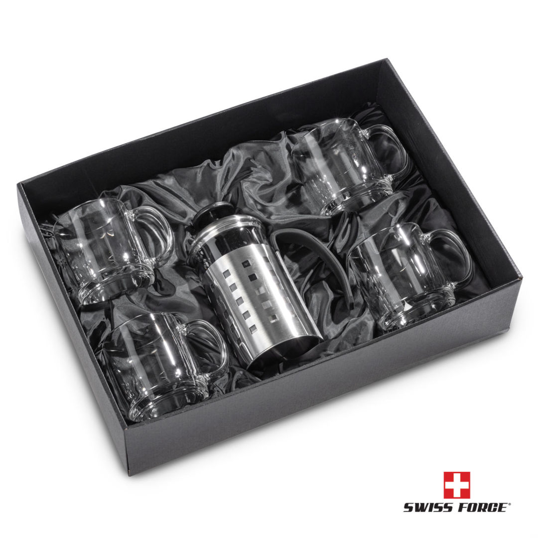 Swiss Force® Coffee Press & Nordic Mug Set 10