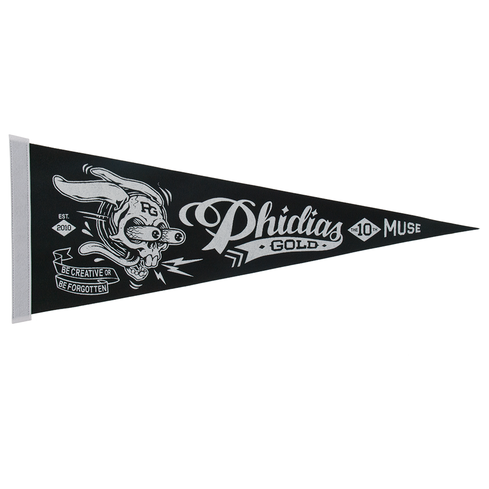 9" x 24" Colored Felt Pennant 7