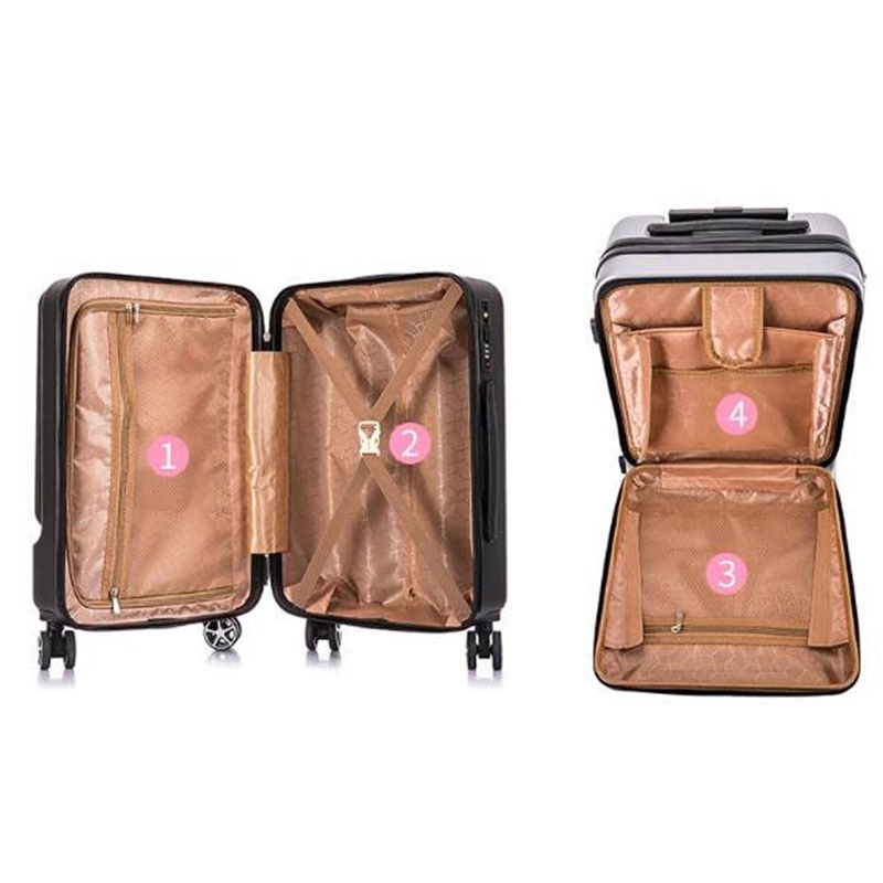 Business Travel Boarding Suitcase With Wheels Rolling 5