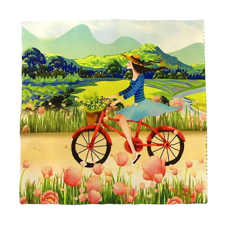 Sublimated Microfiber Cleaning Cloth 7