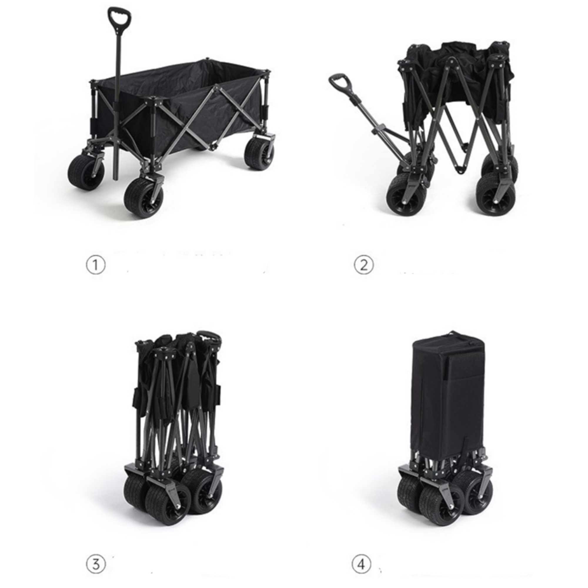 Portable Foldable Cargo Truck Trolley Camping Cart 3