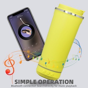 17oz Vacuum Insulated Bluetooth Speaker Tumblers 7