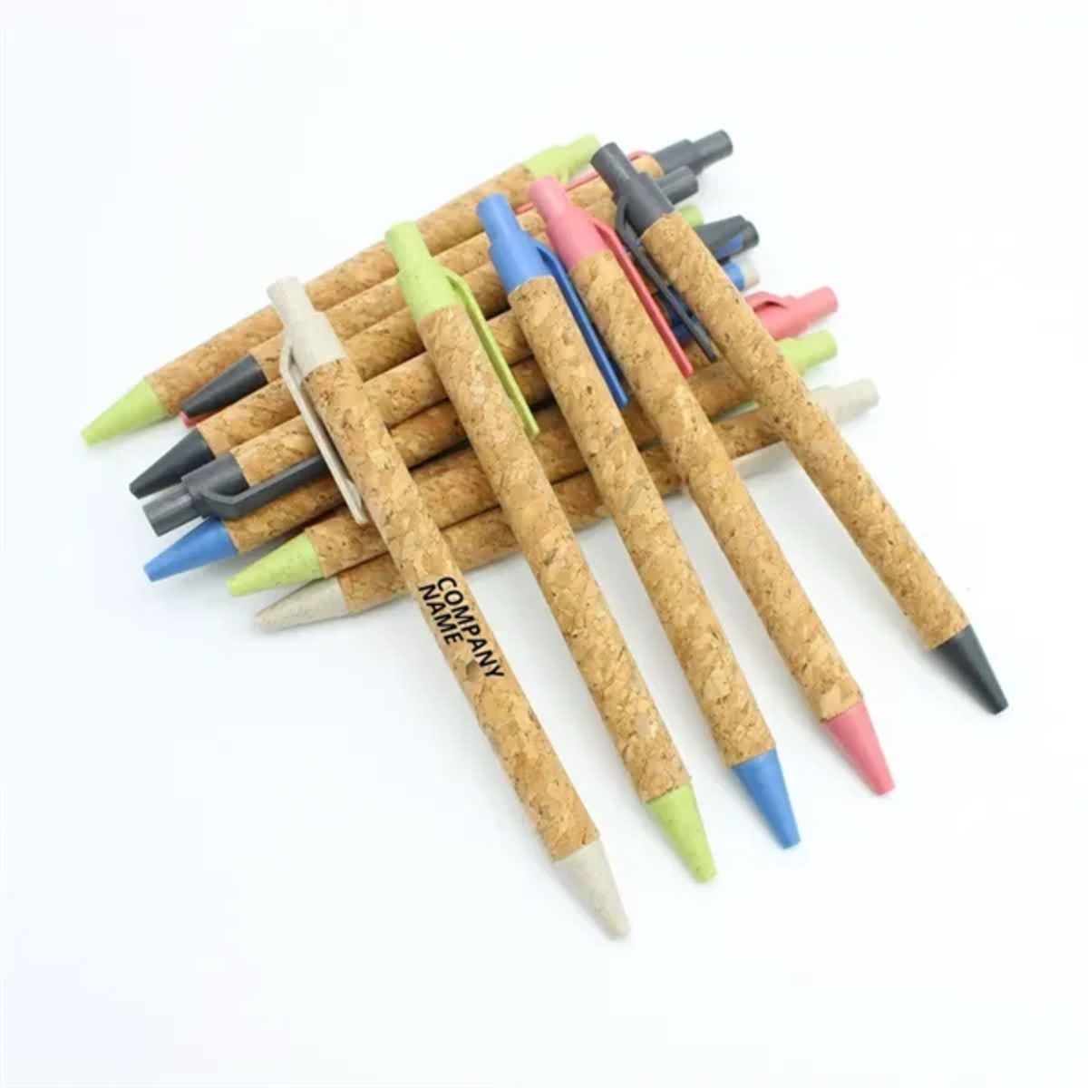 Eco Friendly Cork Retractable Ballpoint Pen 1