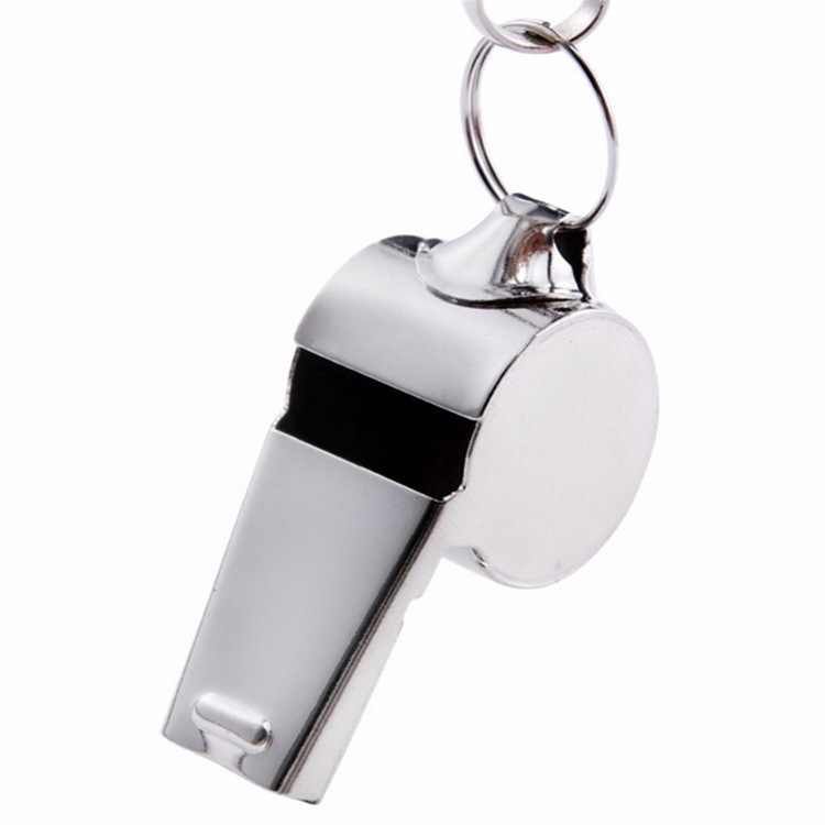 Stainless Steel Sports Whistle with Lanyard 5