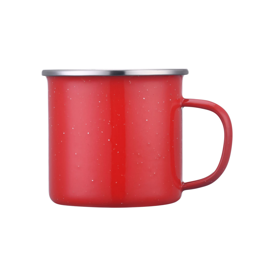 Wren Enamel Mug w/SS Rim - 16oz 19