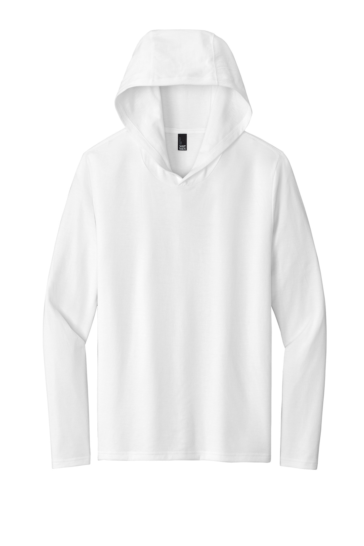 District Perfect Tri Long Sleeve Hoodie. DM139, custom hoodie or sweatshirt with logo imprint 44