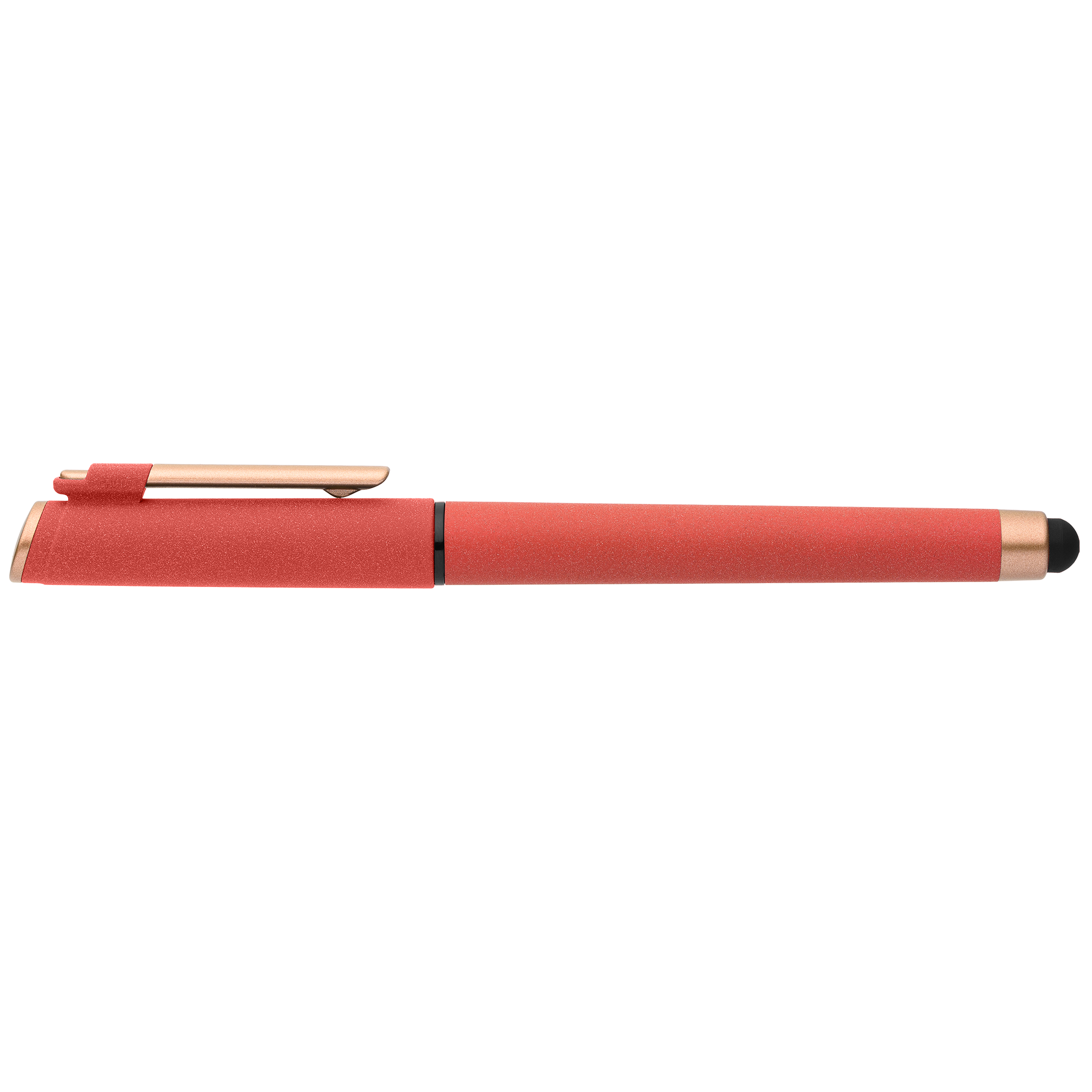 York Recycled Plastic Bronze Trim Stylus Gel Pen 28