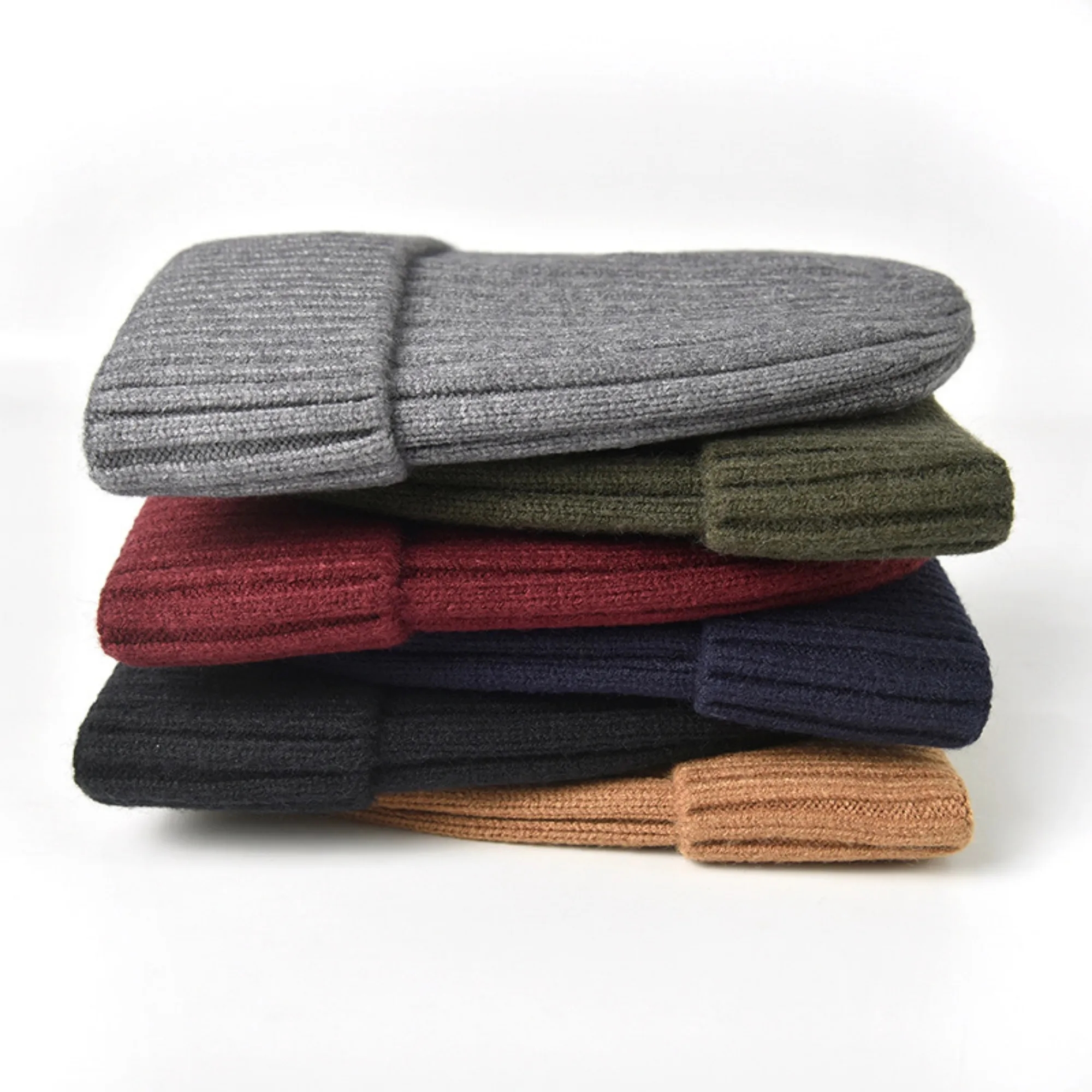 Fleece Lined Winter Knit Beanie Hat 11