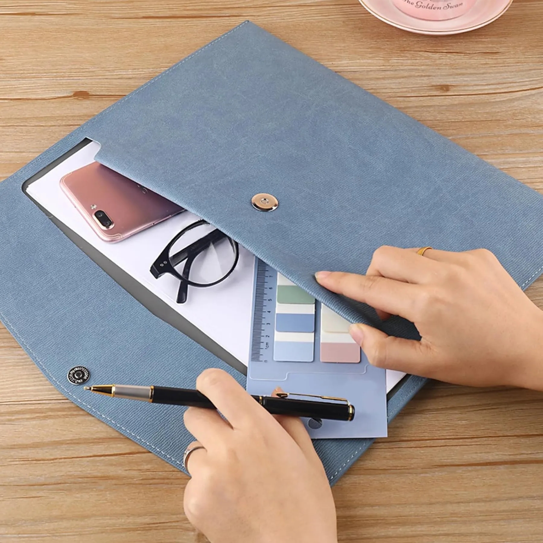 PU Leather Envelope File Folders 5