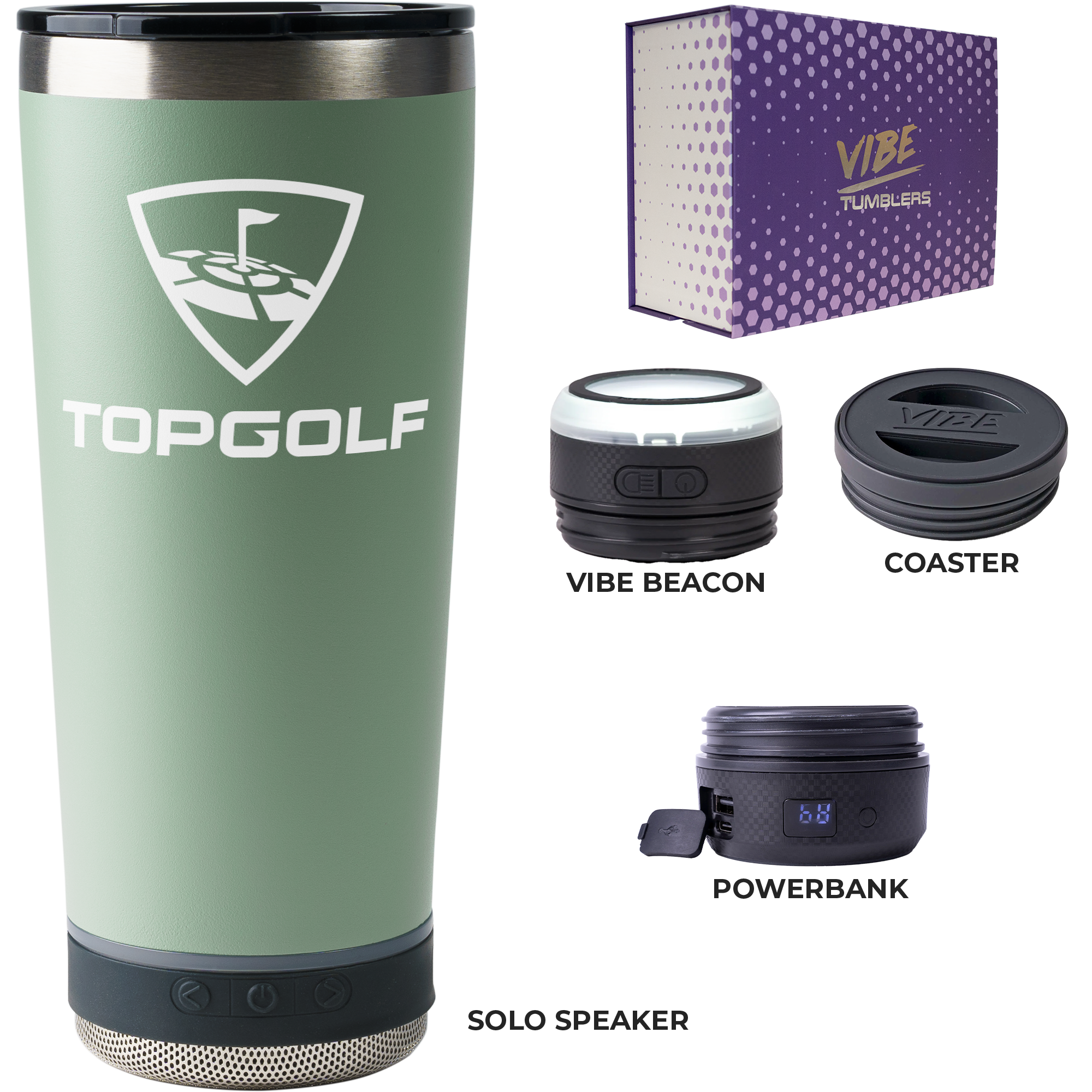 Go Caddy Vibe 18 oz Tumbler Kit 19