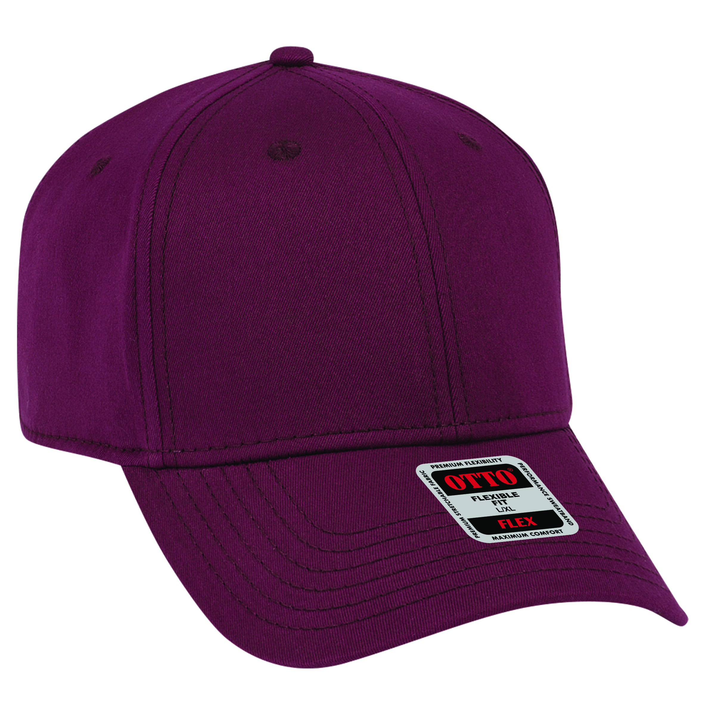 OTTO CAP® OTTO FLEX® Fitted 6 Panel Low Profile Baseball Cap 168
