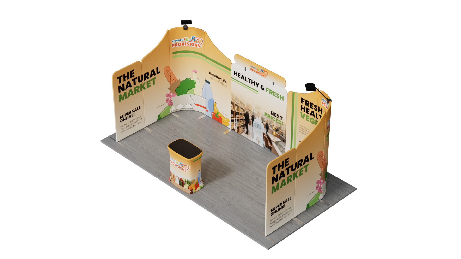 10'x20' Tradeshow Booth Kit - K Kit 3