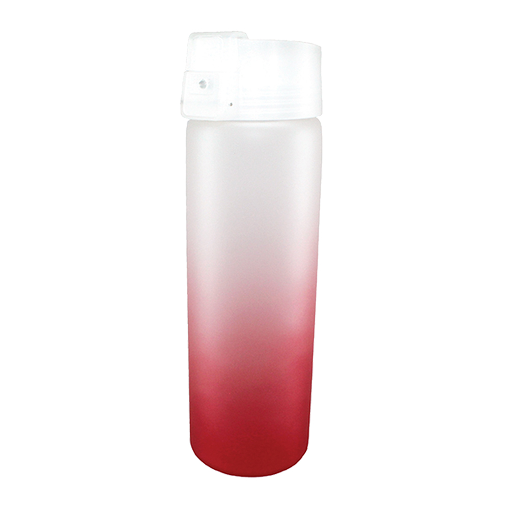 Halcyon® 20 oz. Frosted Glass Bottle with Flip Top Lid 13