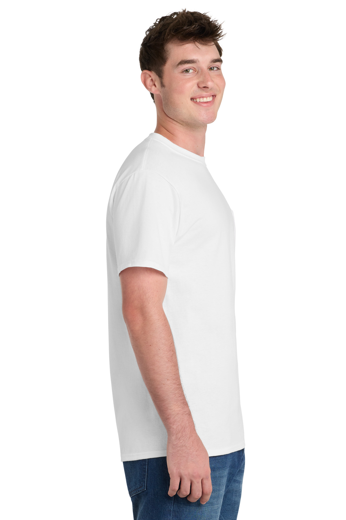 Port & Co Tall Essential Pocket Tee. PC61PT 46