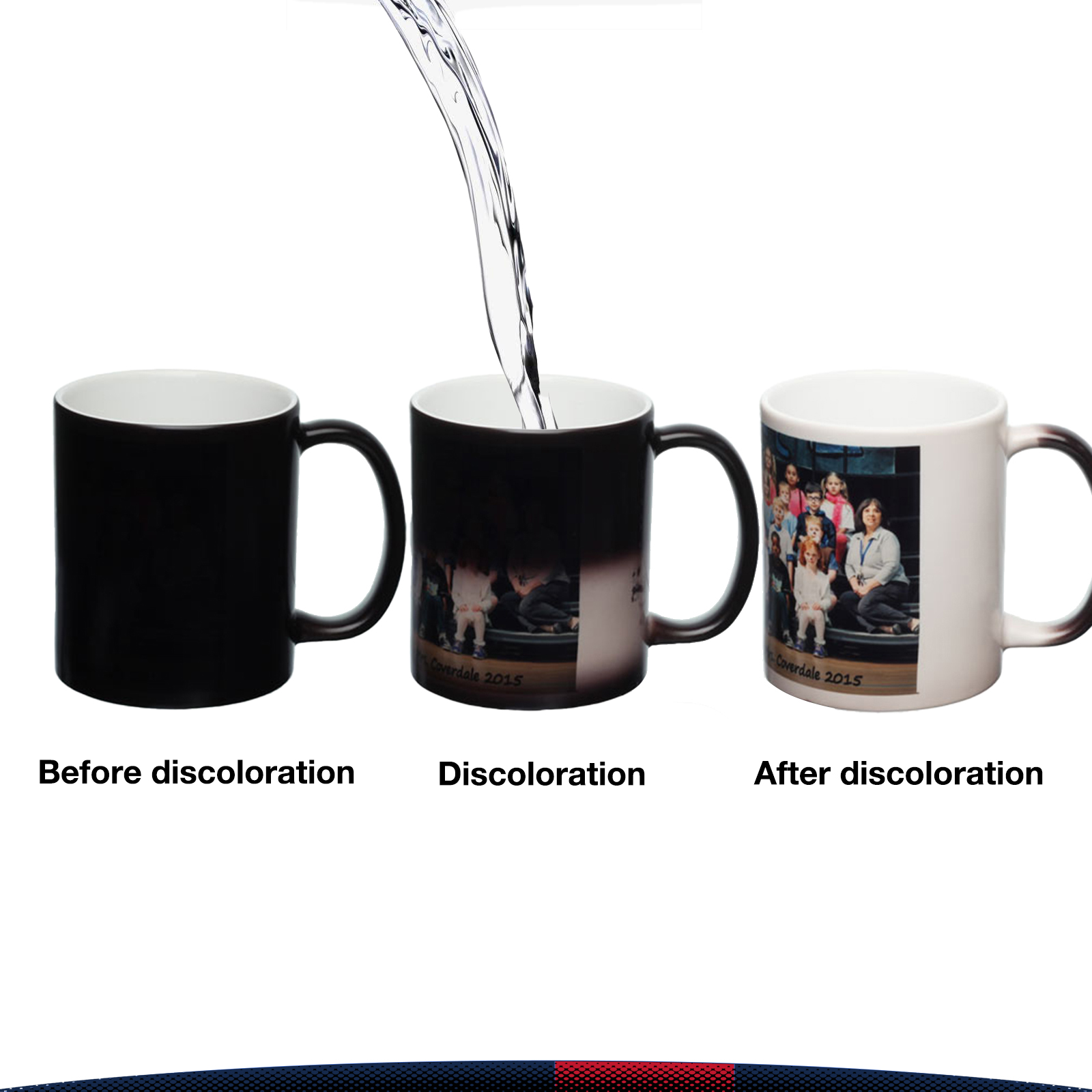 11 oz. Heat Sensitive Ceramic Mugs 1