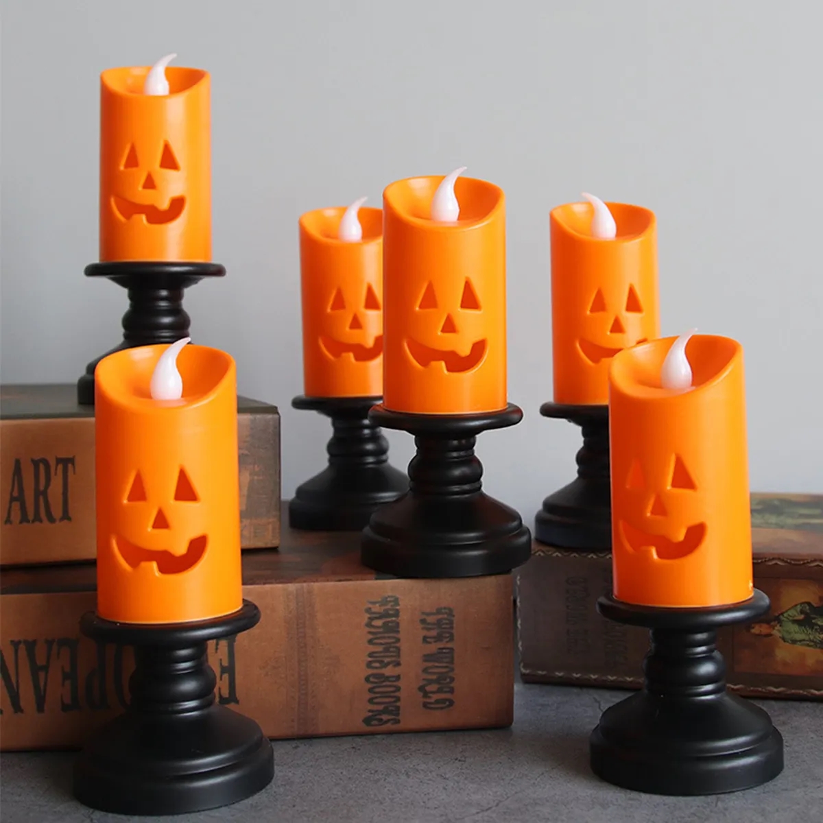 Halloween PumpkinFlameless Candle Lights 3
