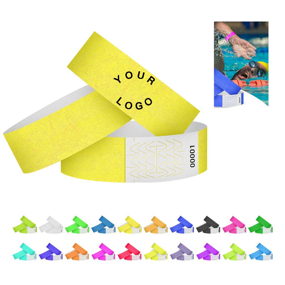 Durable Disposable Wristband for Events and Parks 1