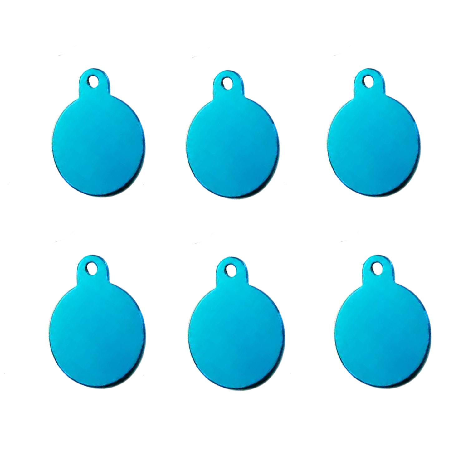 Round Shape Aluminum Pet Tag 5