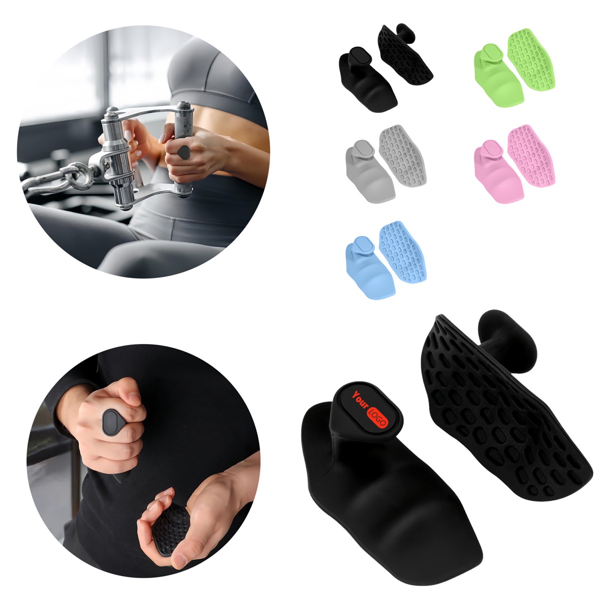 Non-slip Gym Hand Grips 1