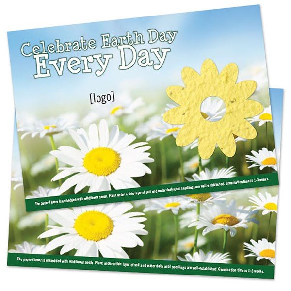 Seed Paper Shape Postcard - Large 7