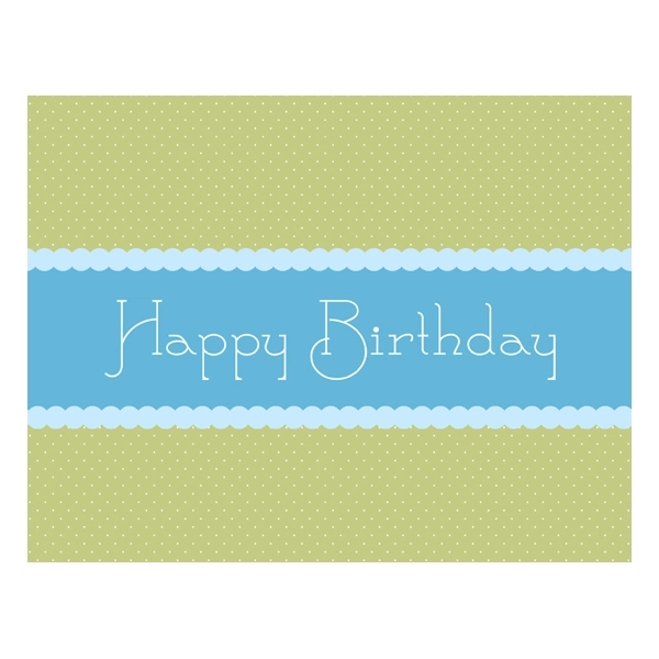 Blue Ribbon Wishes Happy Birthday Cards 1