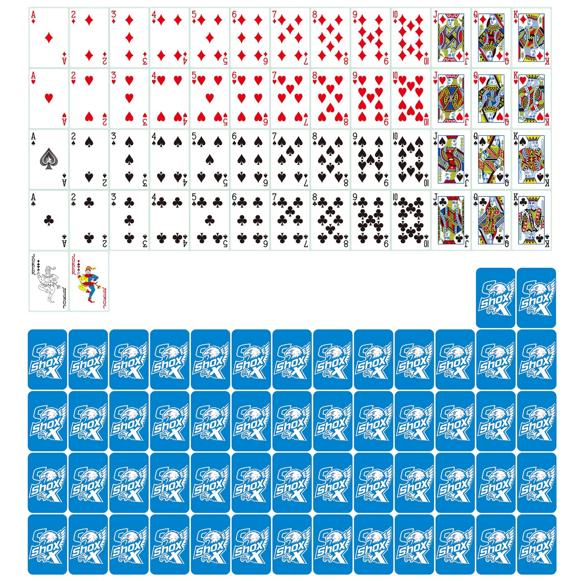 320GSM Fully Double-sided Customized Playing Cards 2