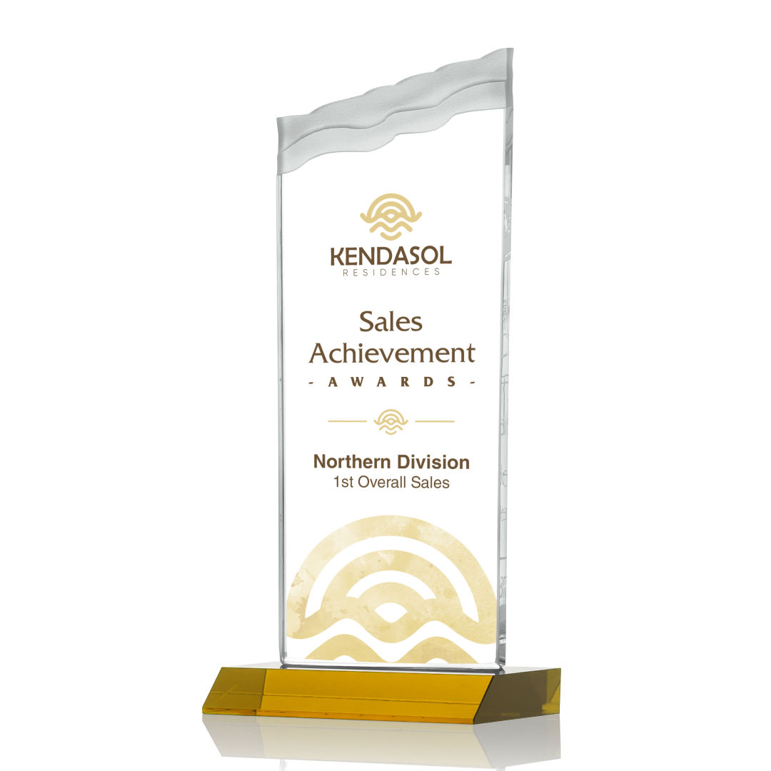 Oakwood VividPrint™ Award - Amber 12