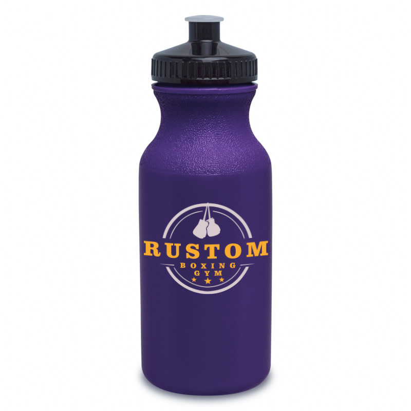 20 Oz Push Cap Sports Water Bottles 34