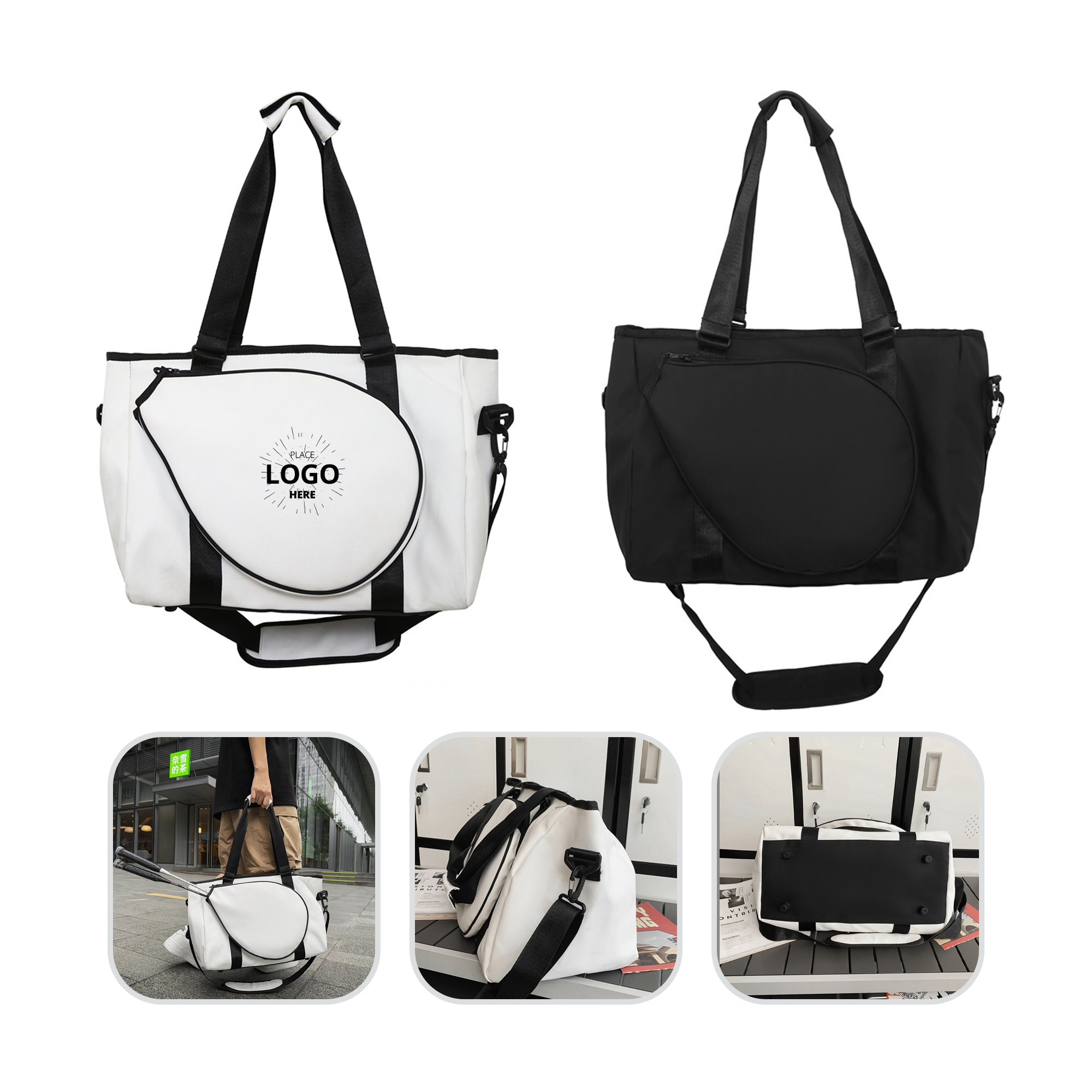Tennis Pickleball Racquet Shoulder Bag 2