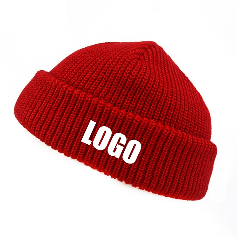 Custom Beanie Hats Winter Knitted Caps Unisex 4