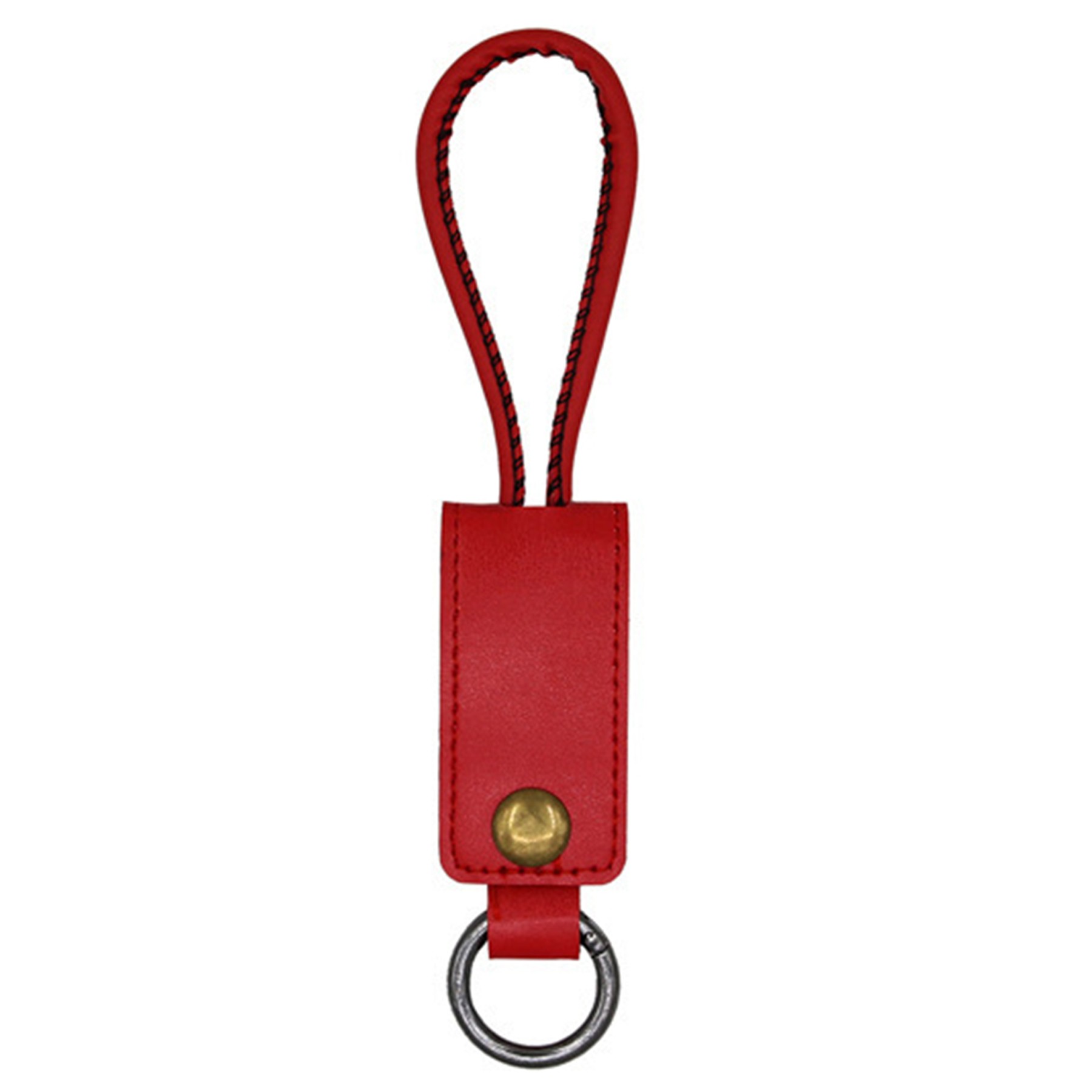 Leather Key Chain Data Cable 6
