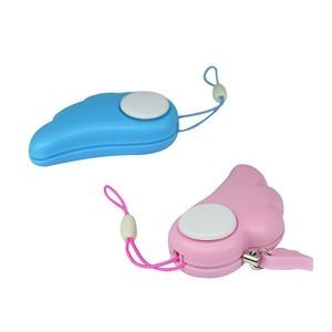 Wings Shaped Safety Alarm Keychain With LED Light And 120DB Panic Sound 6