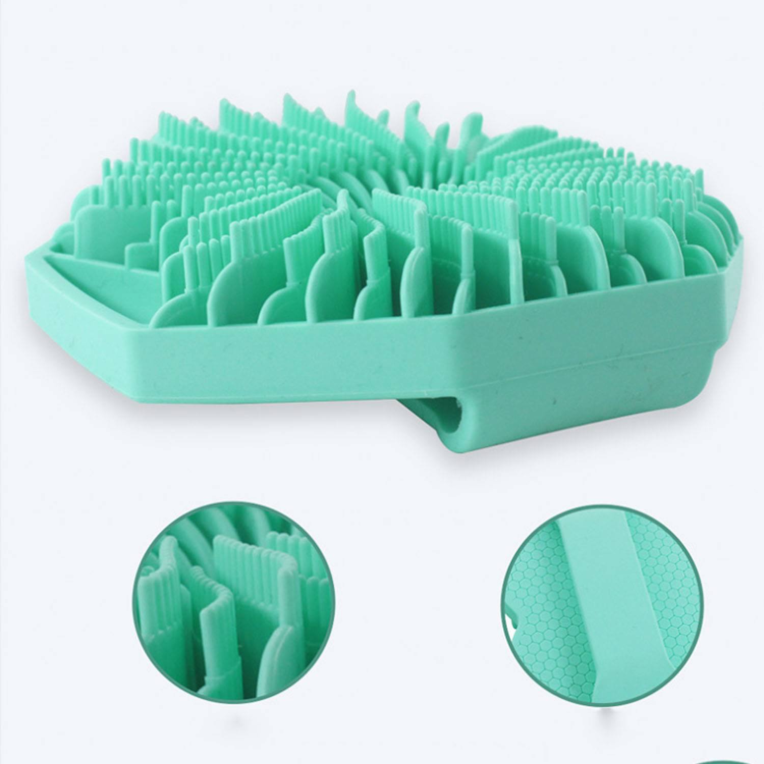 Silicone Bathing Pad Body Scrubber Bath Brush 3