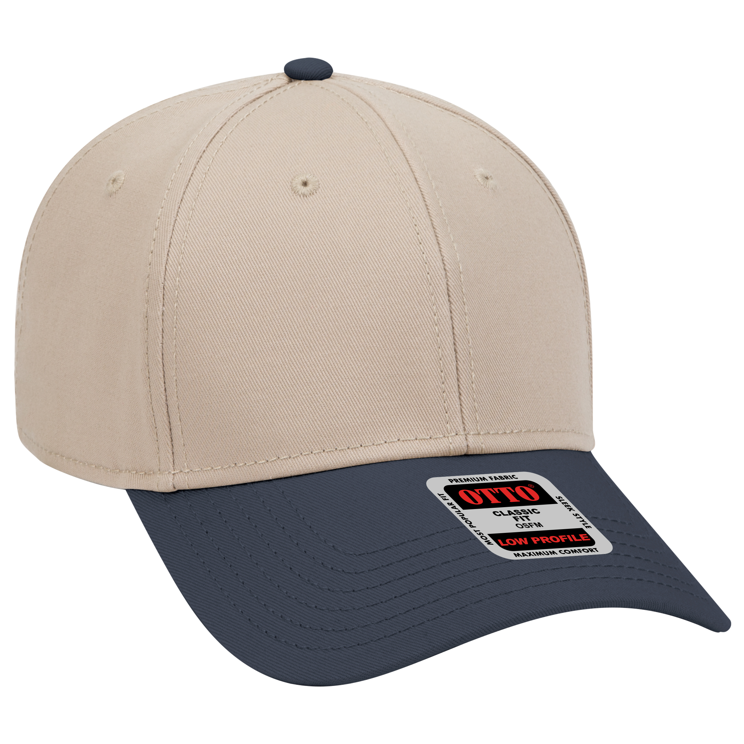 OTTO CAP® 6 Panel Low Profile Baseball Cap 22