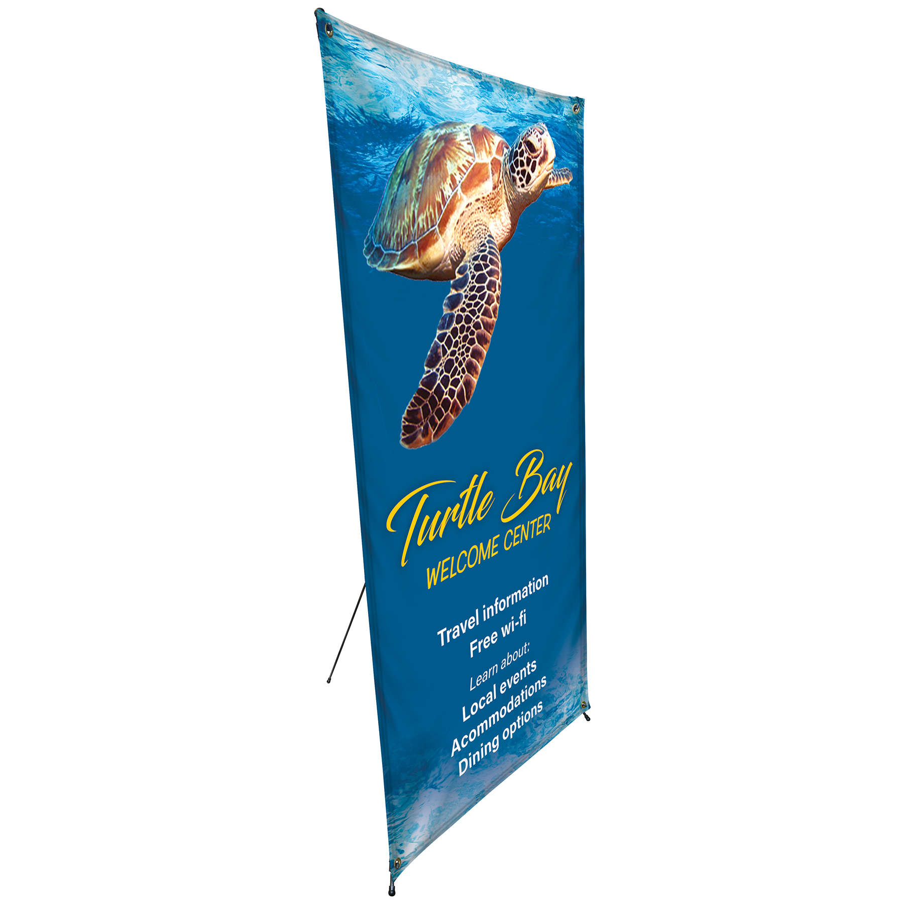 60" x 31" Economy X-Banner Kit 6