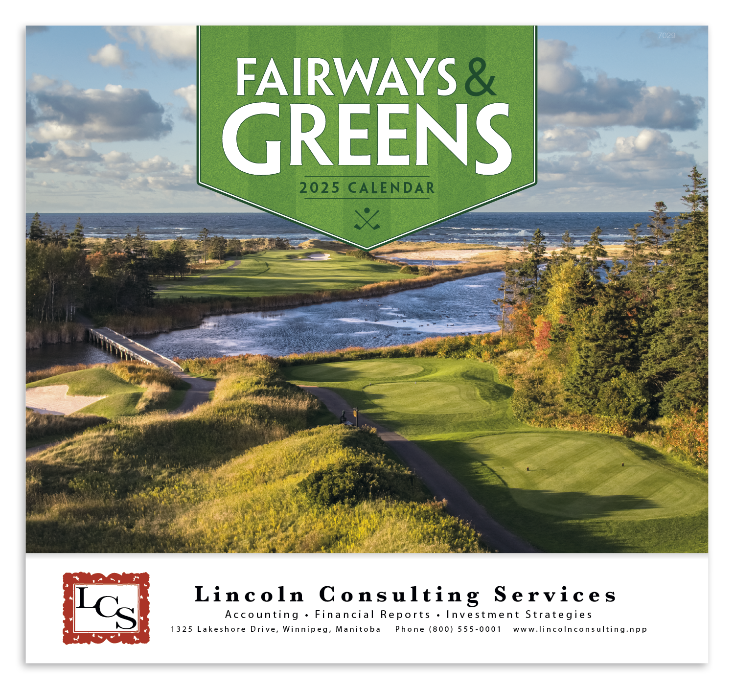 Good Value™ Fairways & Greens - Stapled Calendar 8