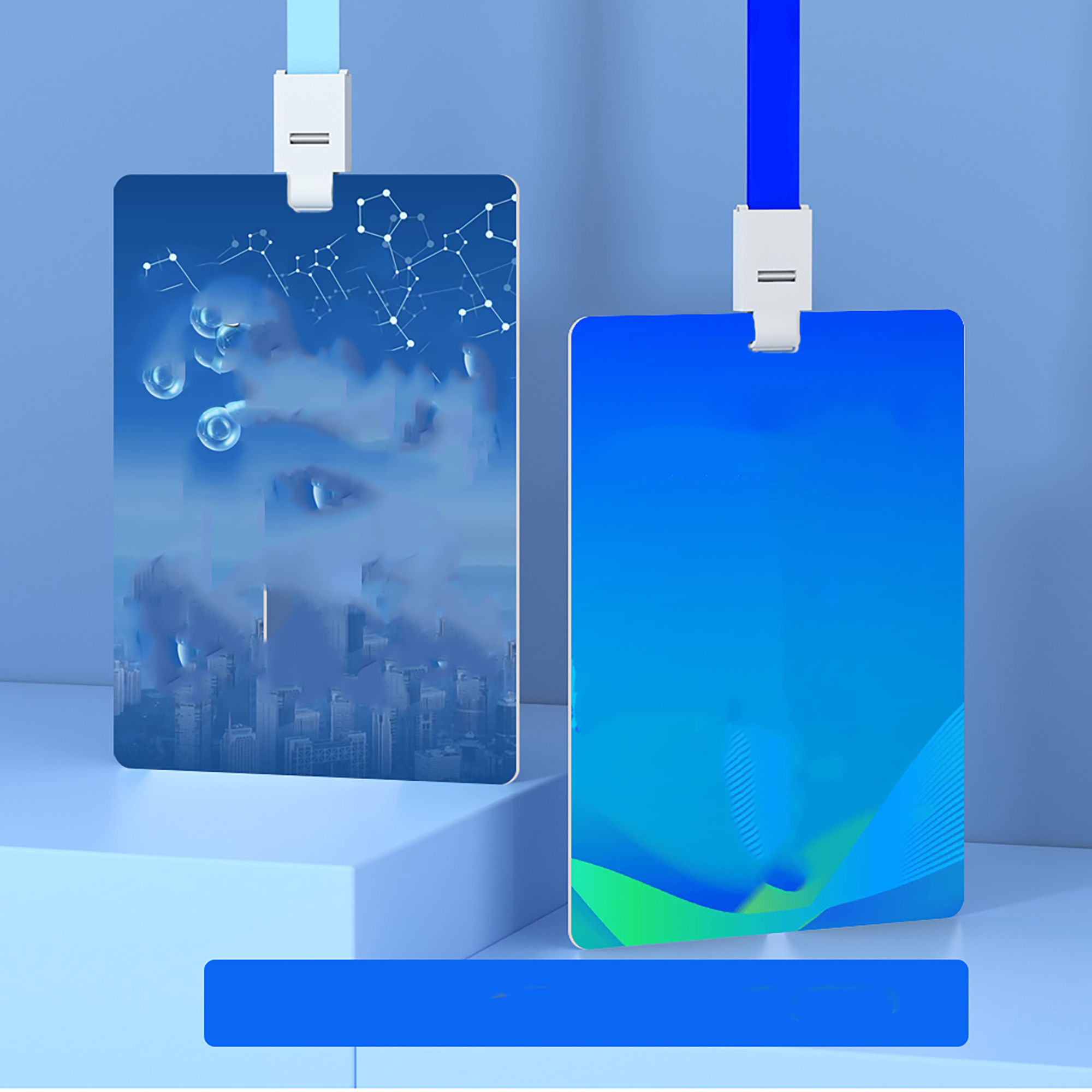 Custom Plastic ID Badge 4