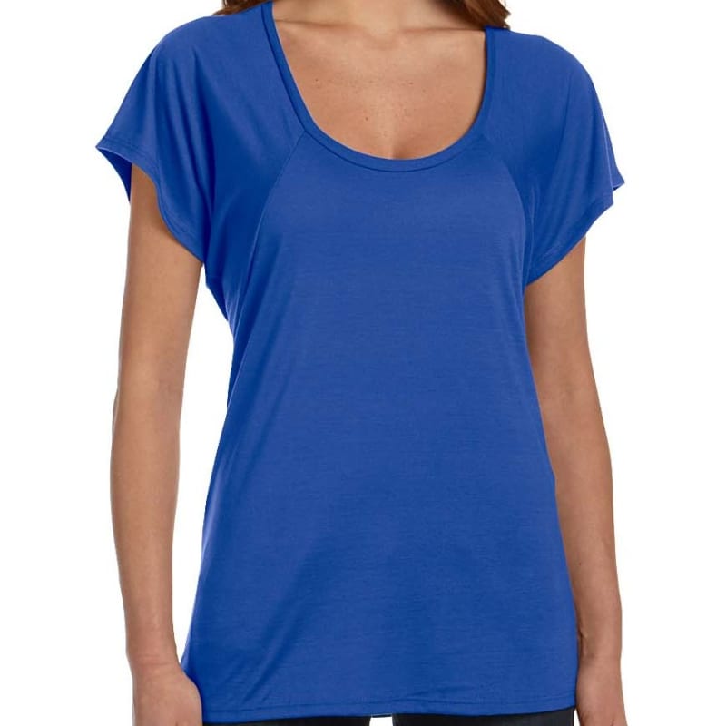 Bella Ladies Flowy Raglan T-Shirt 3