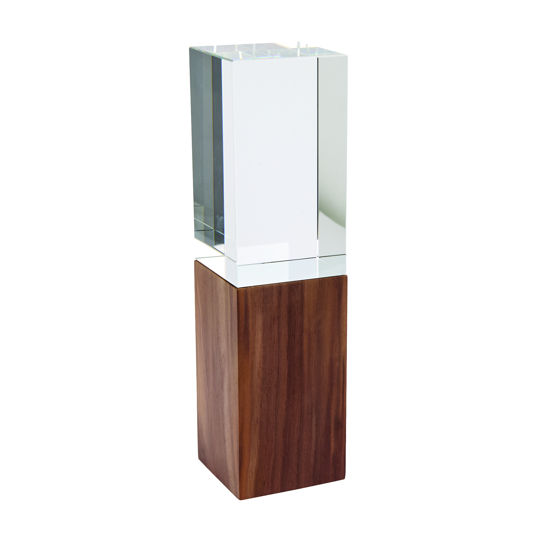 Cressida Crystal Tower with Wood Base 6