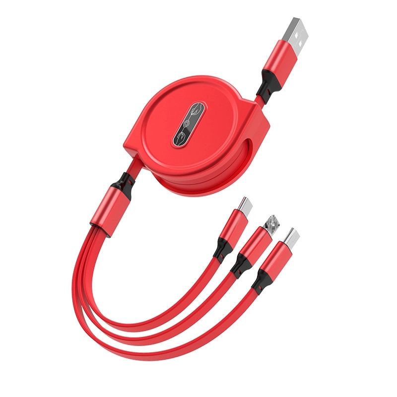 3-In-1 Retractable Multi-Head Charging Cable 4