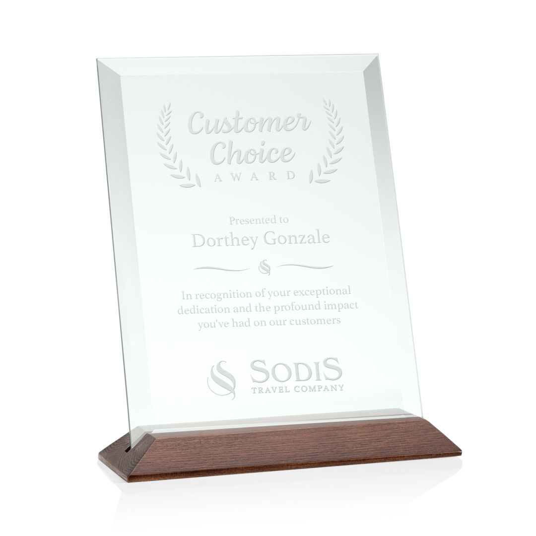 Embassy Award - Jade/Walnut (Vert) 10