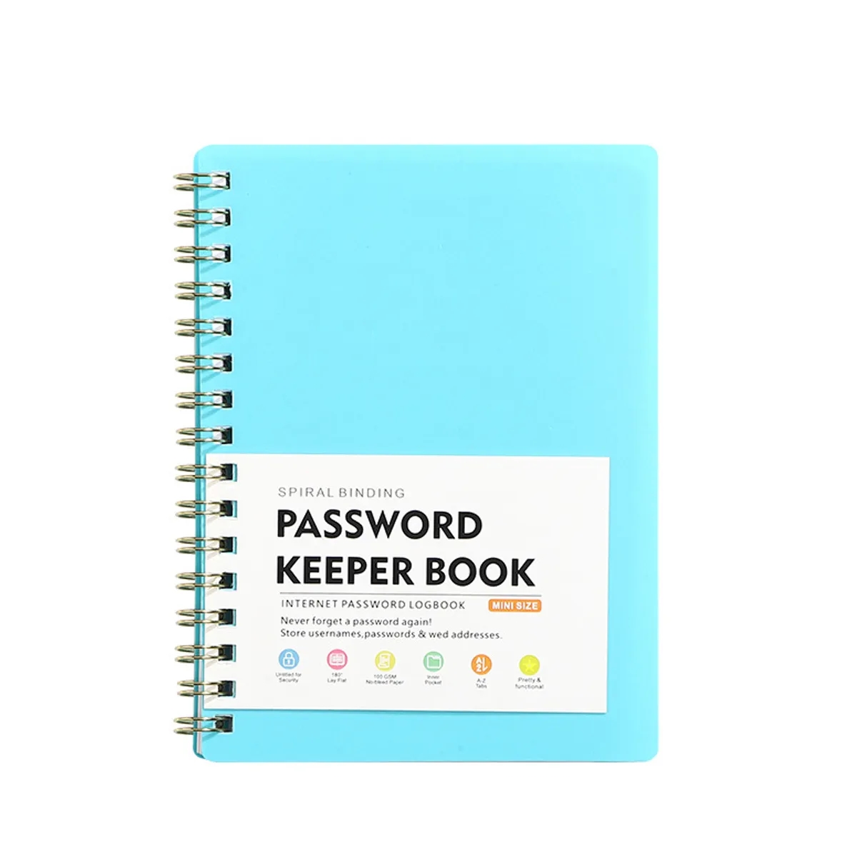 A6 Password Book With Alphabetical Tabs 5