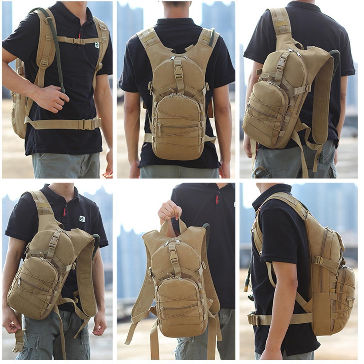 Hydration Backpack with 3L Water Bladder 4