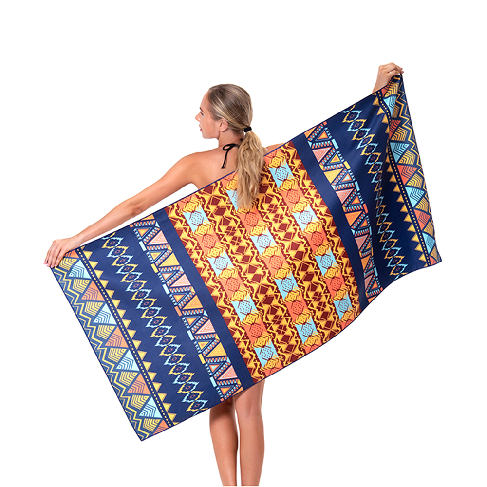 Full color print 59'' x 29'' 450g beach towel 6