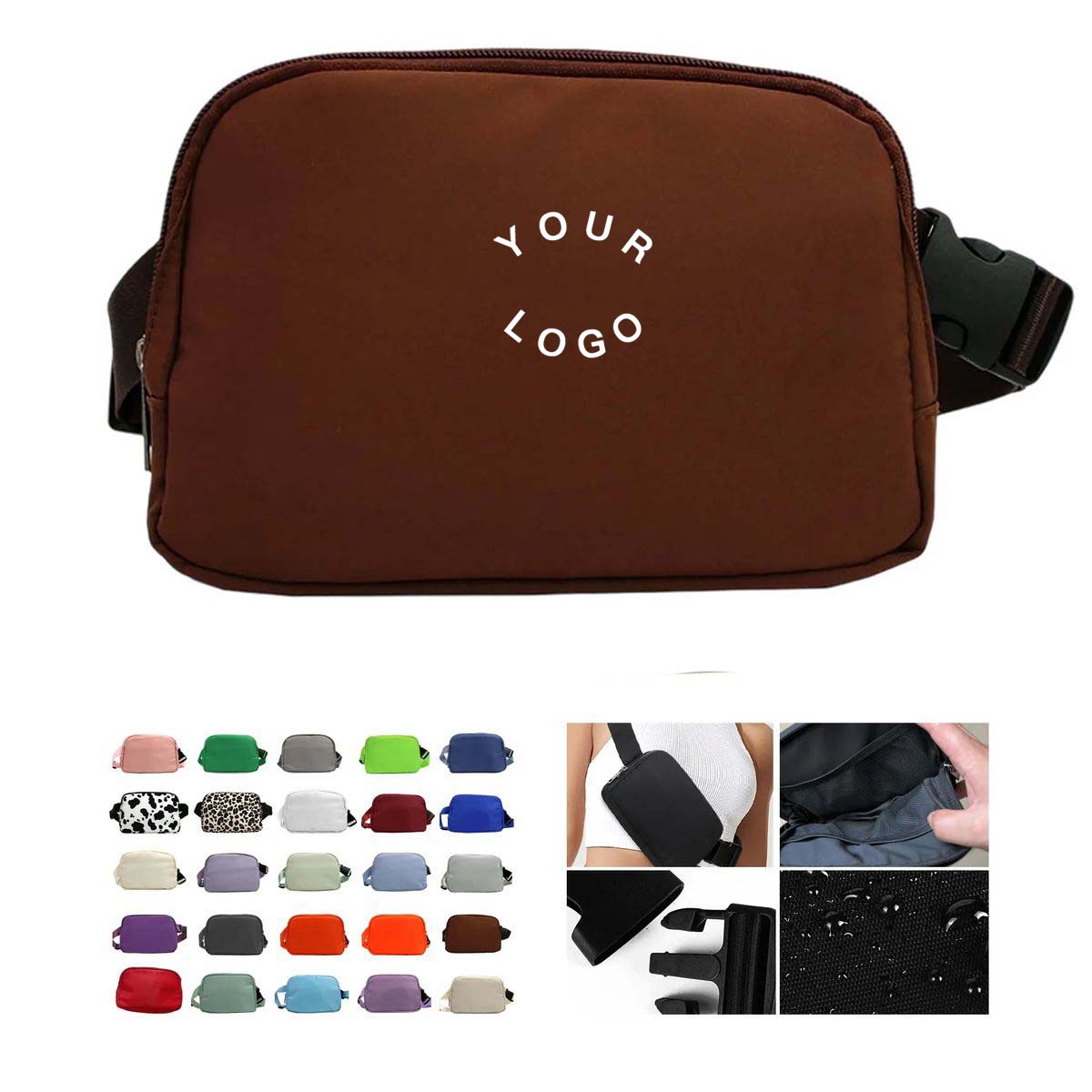 Waterproof Polyester Crossbody Shoulder Bag 4