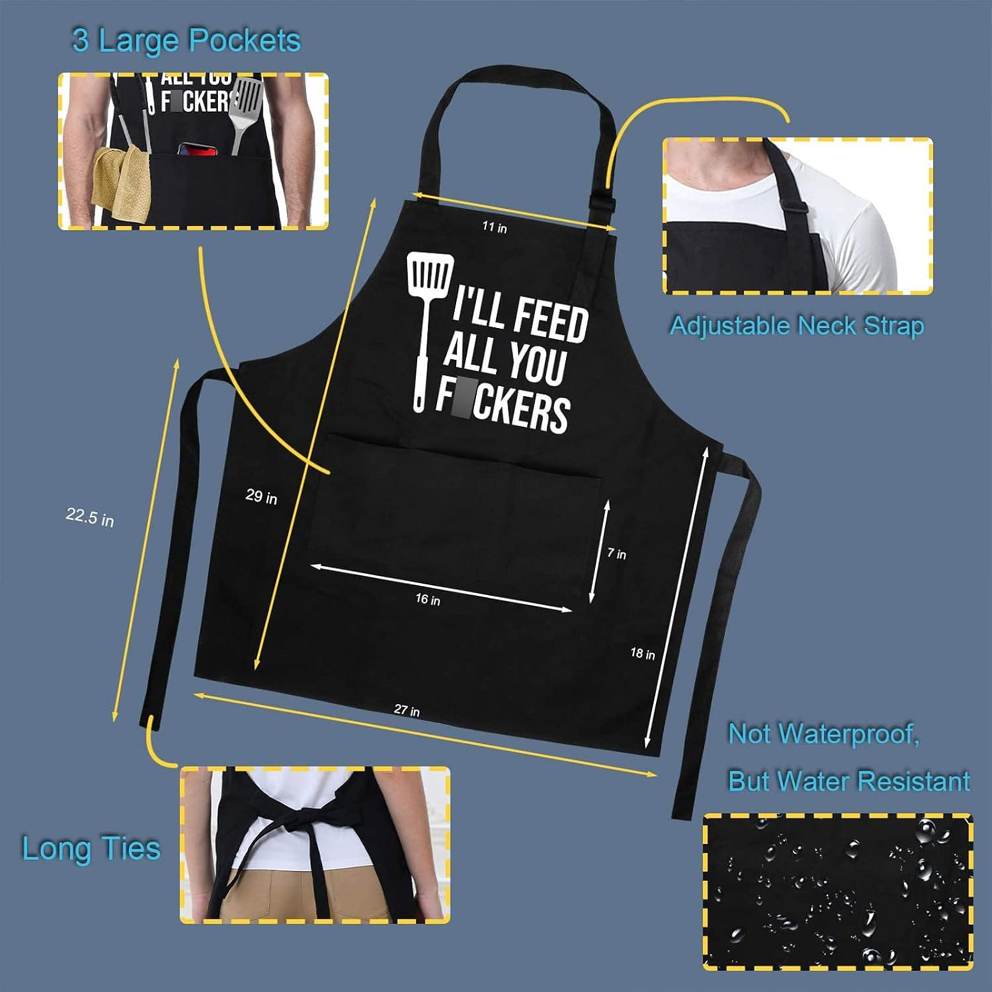 Cooking Apron For Men Funny Dad Gifts 1