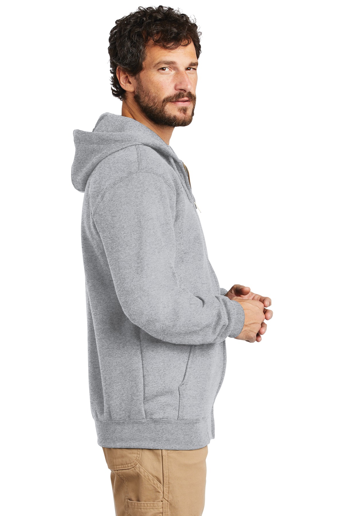 Carhartt Midweight Hooded Zip-Front Sweatshirt. CTK122, custom hoodie or sweatshirt with logo imprint 59