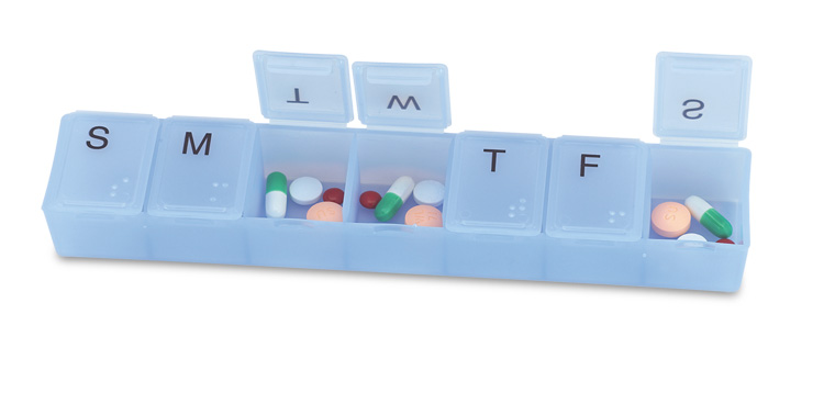 Super-7 All-Week Pill Box - 8" 5